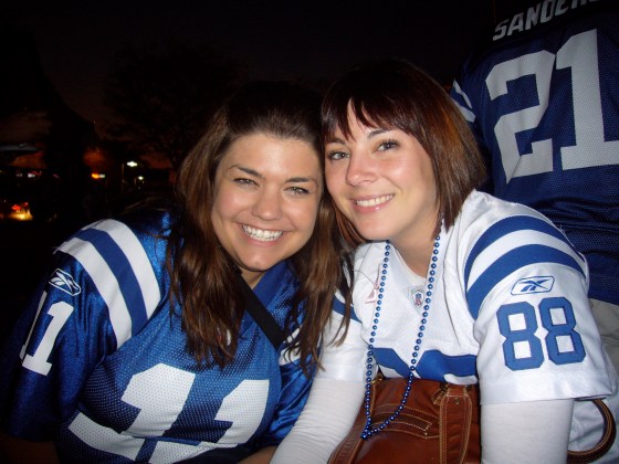 bess and katie and colts